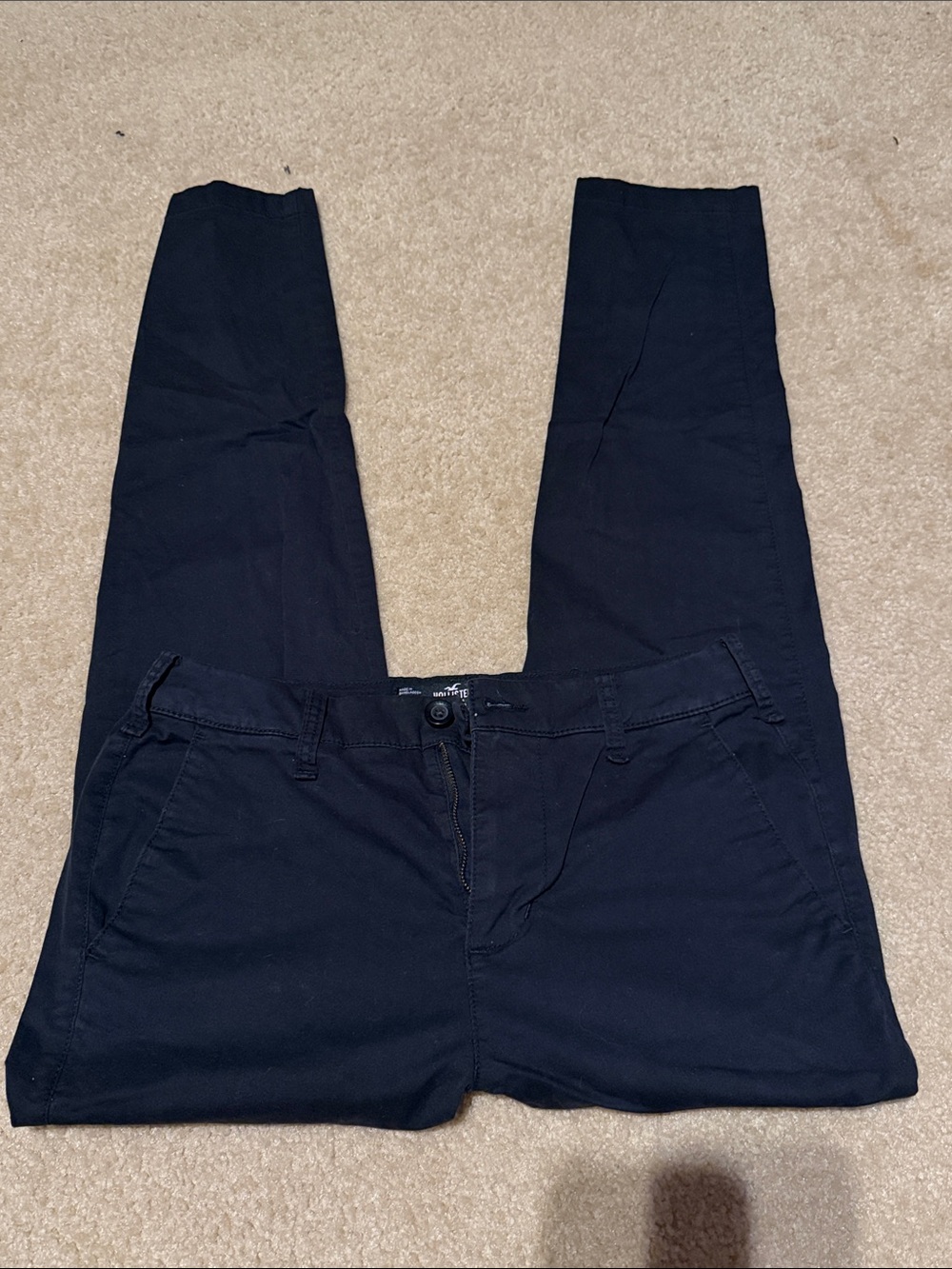 Hollister Men's Black Slim Chinos